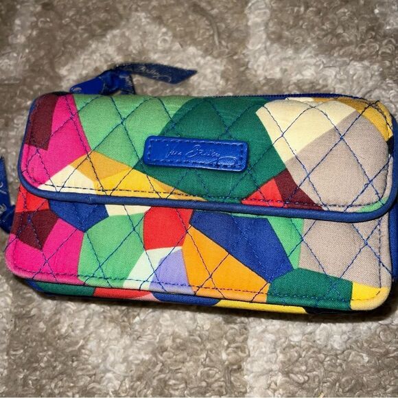 Vera Bradley Colorful Quilted Wristlet - Picture 1 of 6